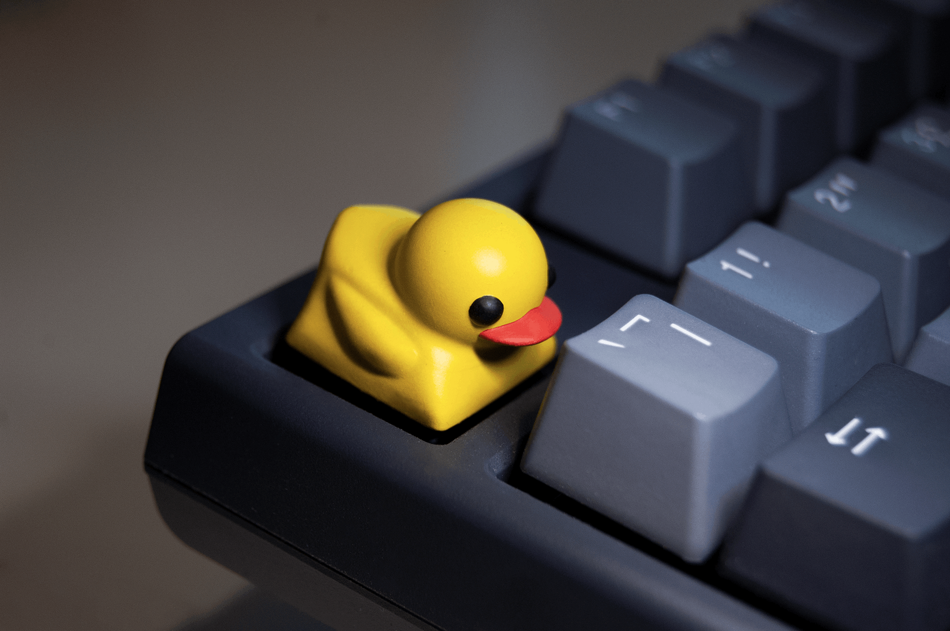 Duckey Rubber Duck Artisan Keycap