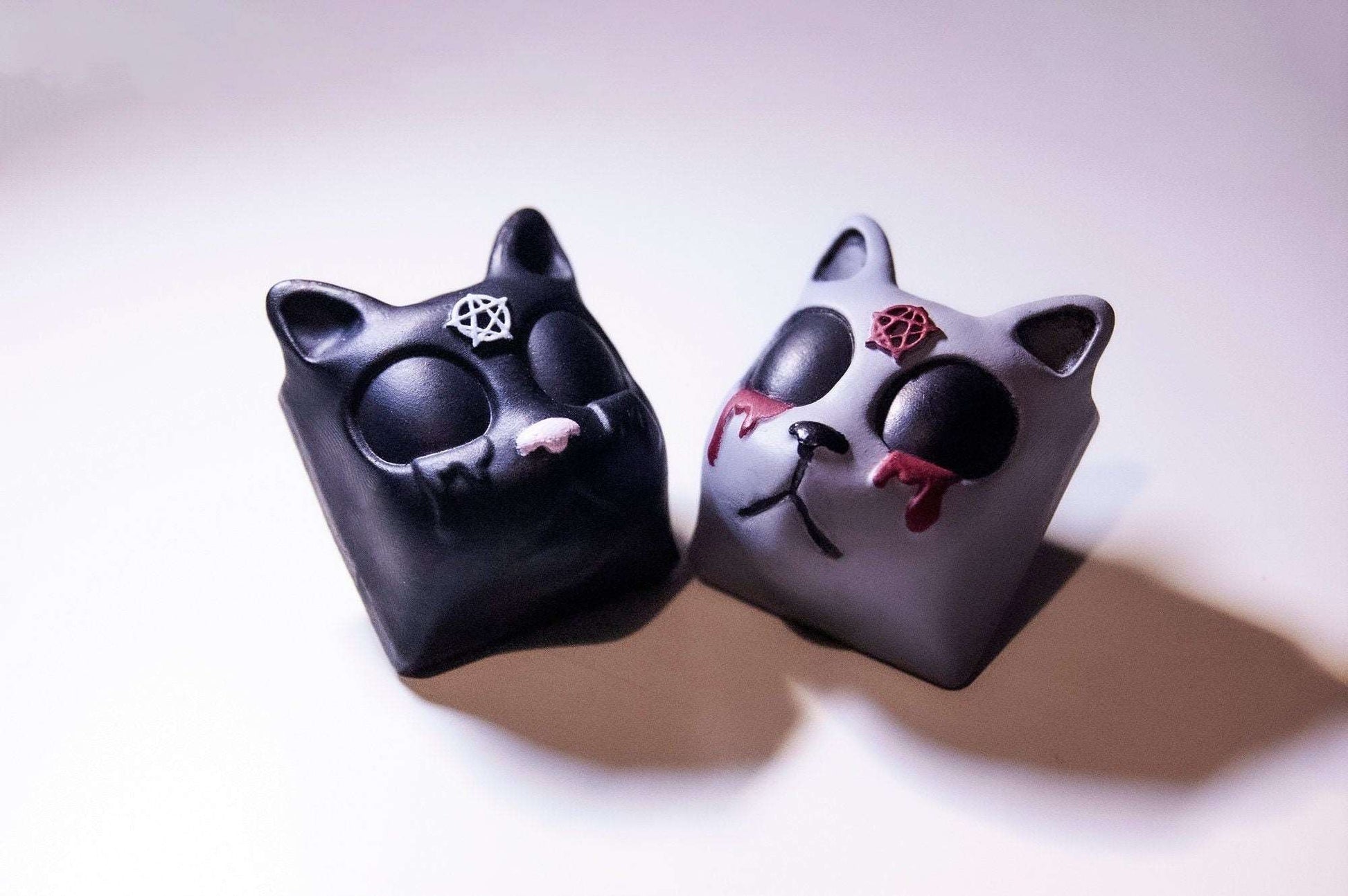 Demon Kitty Artisan Keycap