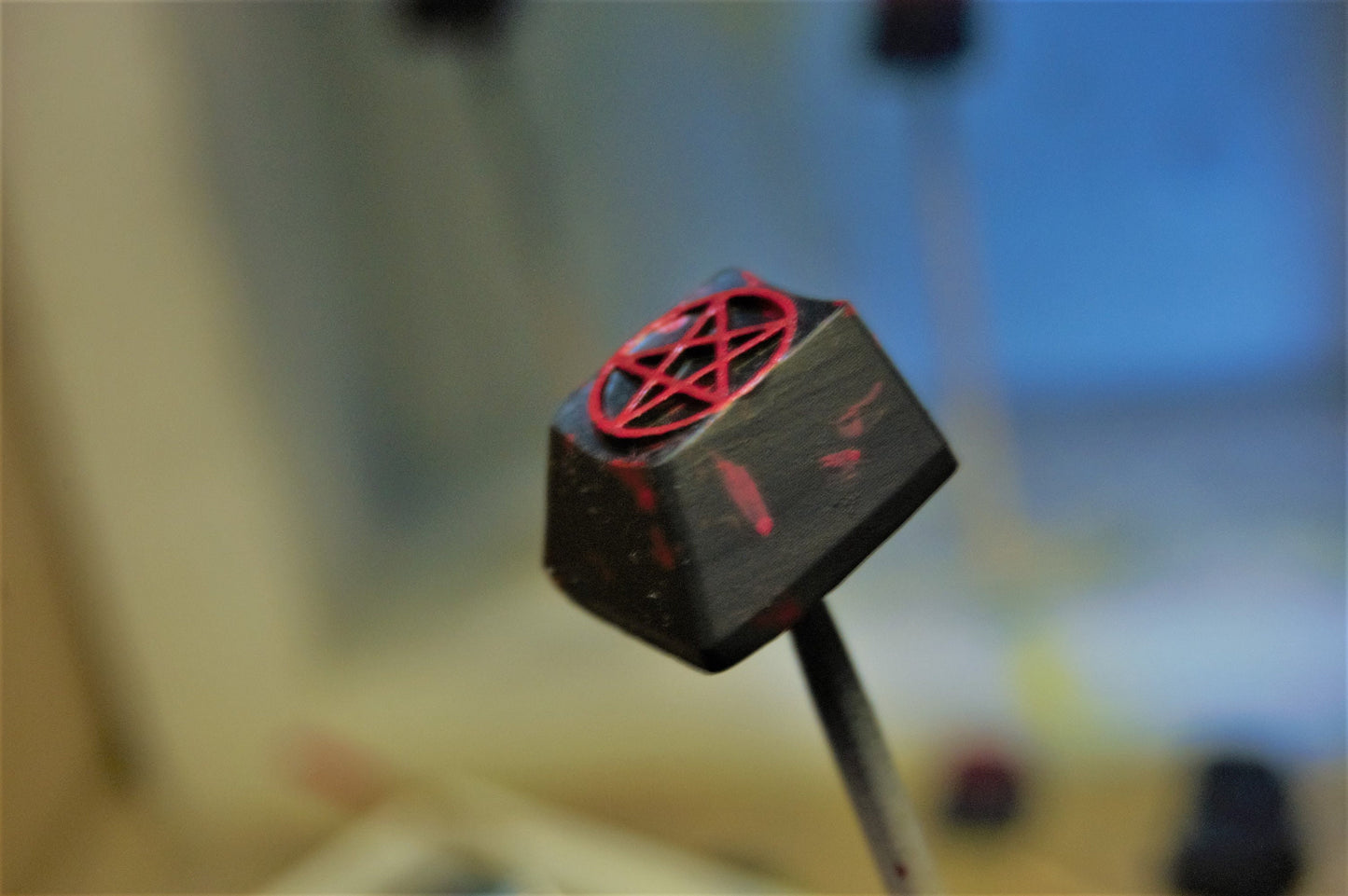 Pentagram "Sacrificial Stone" Artisan Keycap